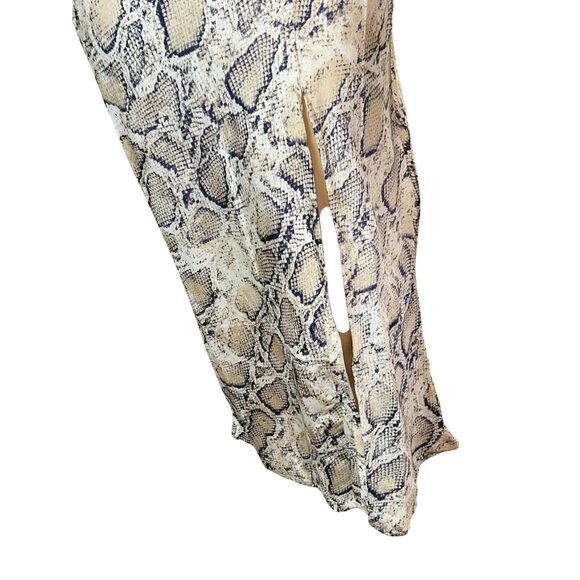 Paper Heart Womens Slip Dress XS Snakeskin Print Luxury Polished Sophisticated - Picture 5 of 5